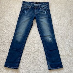 Express jeans. Cropped Stella skinny lowrise size 6R